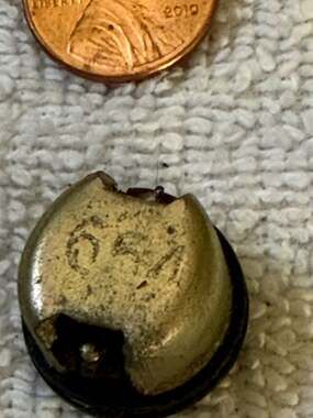 Vintage US Army WWII T-17 Microphone Internal Element Part 69A